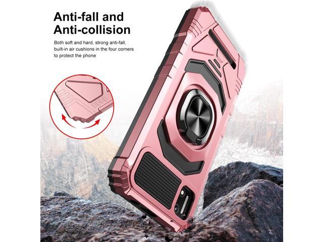 for Cloud Mobile Stratus C7 Phone Case with Tempered Glass Screen Protector,Military Grade Heavy Duty Shockproof Protective Cover,with Ring...