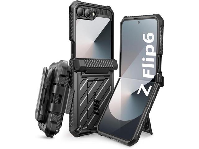 SUPCASE for Samsung Galaxy Z Flip 7 FE Case with Stand & Belt-Clip (Unicorn Beetle Pro), [Hinge Protection] [Front Screen Protector] Full Body...