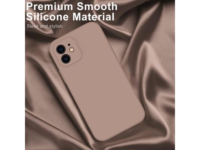 Compatible with iPhone 12 Case with Screen Protector,Enhance Camera Protection,Soft Flexible Silicone Gel Rubber Bumper Cover,Slim Fit Protective...