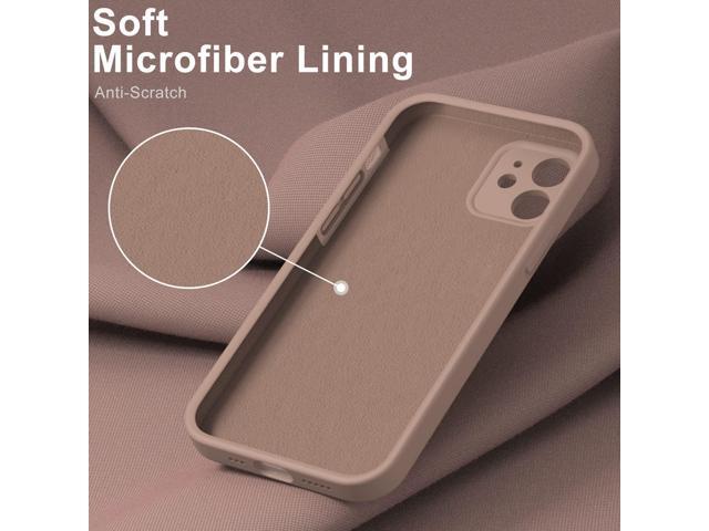 Compatible with iPhone 12 Case with Screen Protector,Enhance Camera Protection,Soft Flexible Silicone Gel Rubber Bumper Cover,Slim Fit Protective...