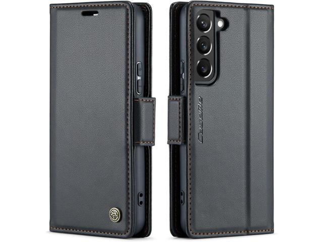 QLTYPRI Wallet Case for Samsung Galaxy S22, Premium PU Leather Magnetic Flip Folio Case with RFID Blocking Credit Card Slots Kickstand Shockproof...