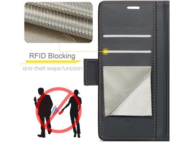 QLTYPRI Wallet Case for Samsung Galaxy S22, Premium PU Leather Magnetic Flip Folio Case with [RFID Blocking] Credit Card Slots Kickstand Shockproof...