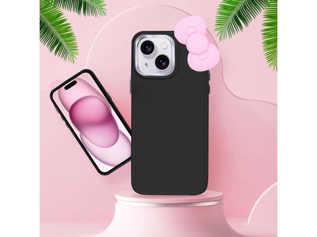 Compatible with iPhone 11 Case, Cute 3D Bowknot Design Soft Silicone Shockproof Cover for iPhone 11 6.1' 2019 Black