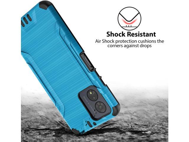 TJS Compatible for Boost Celero5G SC 2024 Case (SC Version Only), with Tempered Glass Screen Protector Magnetic Support Hybrid Shockproof Metallic...