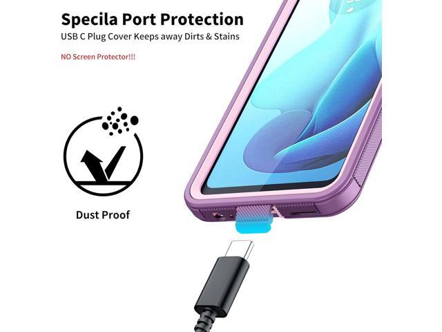 Jiunai for Moto G 5G 2024 Case, 2 in 1 Dual Layer Heavy Duty Port Protection Shockproof Protective Cover Tough Dust Proof Rugged Cover Cell Phone...