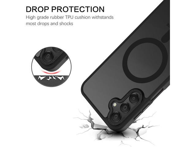 Magnetic for Galaxy A15 5G Phone Case, Samsung Galaxy A15 5G Case,[Compatible with MagSafe] Translucent Matte Slim Shockproof Women Men Protective...