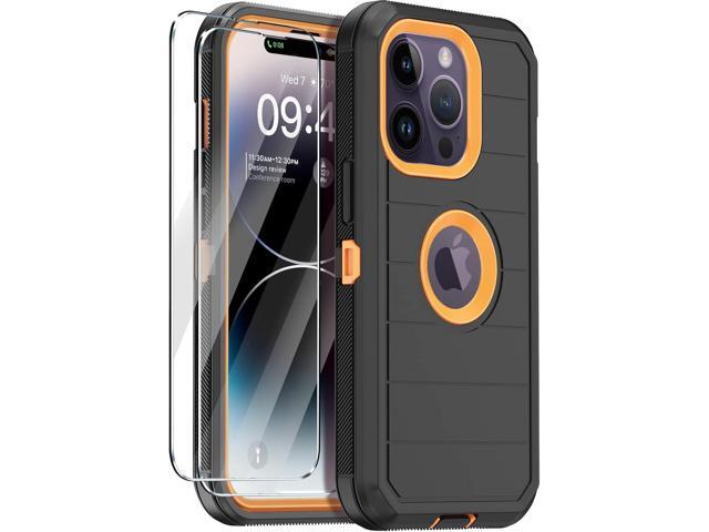 Annymall for iPhone 14 Pro Case with 2 Screen Protector,Full Body Shockproof Drop Protection Heavy Duty 3-Layer Rugged Durable Military Grade Cover...