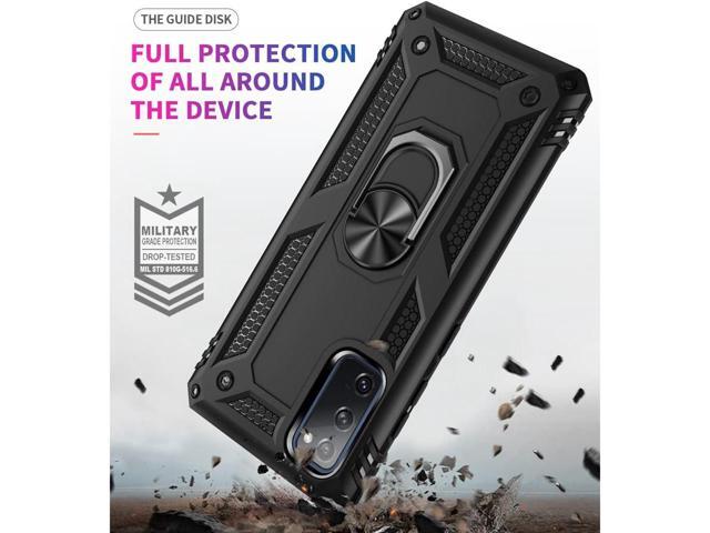 for Samsung Galaxy S20 FE Case, Samsung S20 FE Case with HD Screen Protector, [Military Grade 16ft. Drop Tested] Ring Shockproof Protective Phone...