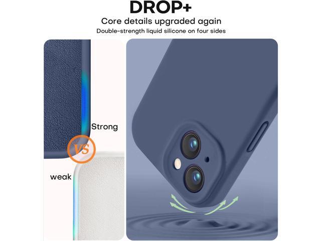 Compatible with iPhone 15 Case, Upgrade Defender Liquid Silicone, [Enhanced Camera Protection] [Soft Anti-Scratch Microfiber Lining] Shockproof...