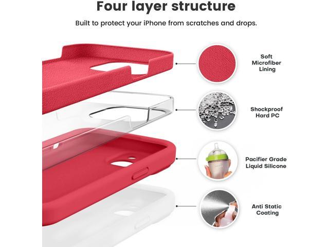 Compatible with iPhone 15 Plus Case, Upgrade Liquid Silicone [Enhanced Camera Protection] [Soft Anti-Scratch Microfiber Lining] Shockproof Phone...