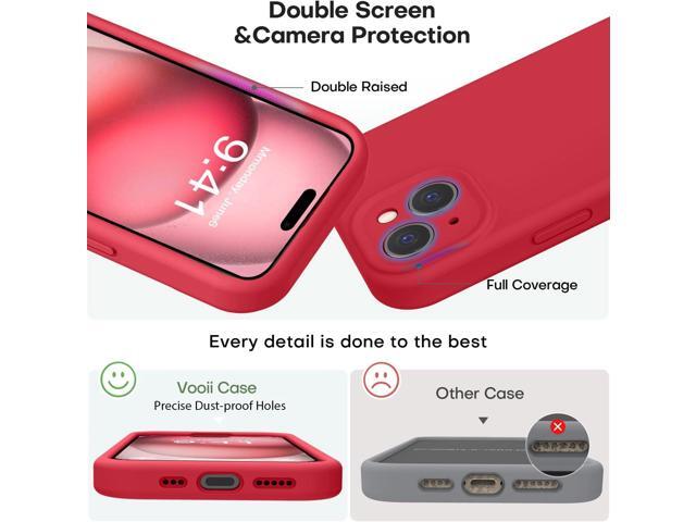 Compatible with iPhone 15 Plus Case, Upgrade Liquid Silicone [Enhanced Camera Protection] [Soft Anti-Scratch Microfiber Lining] Shockproof Phone...