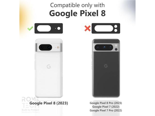 for Google Pixel 8 Case with Belt Clip Holster, Kickstand Slim Cover Phone Case for Google Pixel 8 - Black