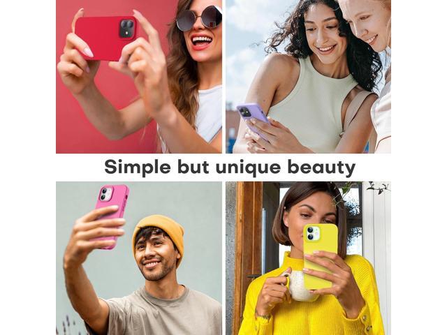 LOVE 3000 Designed for iPhone 12 Case/iPhone 12 Pro Case, Premium Silicone with [Soft Anti-Scratch Microfiber Lining] Shockproof Protective Phone...