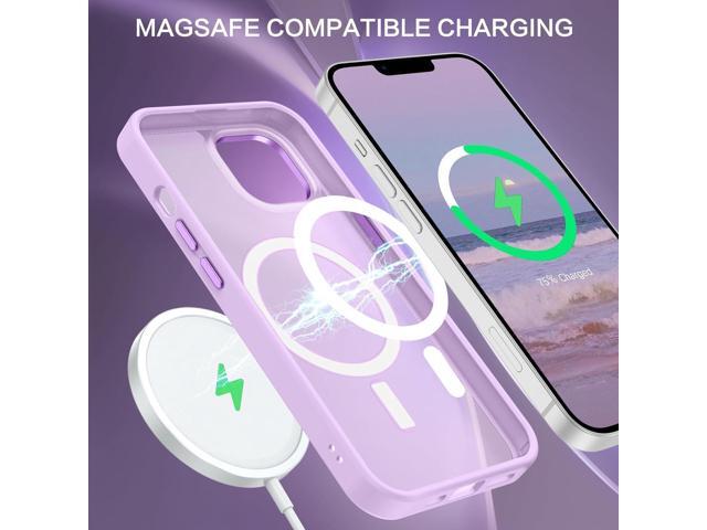 for iPhone 14 Plus Phone Case, iPhone 14 Plus Magnetic Case [Compatible with MagSafe] Translucent Matte Slim Shockproof Women Men Girl Protective...