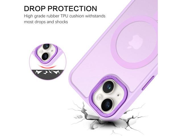 for iPhone 14 Plus Phone Case, iPhone 14 Plus Magnetic Case [Compatible with MagSafe] Translucent Matte Slim Shockproof Women Men Girl Protective...