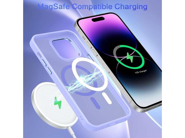 Magnetic for iPhone 14 Pro Case [Compatible with Magsafe] Translucent Matte 14 Pro Phone Case Slim Fit Shockproof Women Men Girls Boys Protective...