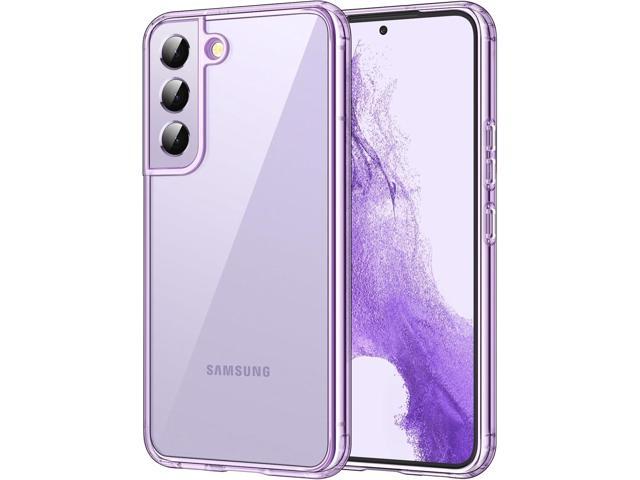JETech Case for Samsung Galaxy S22 5G 6.1-Inch, Non-Yellowing Shockproof Bumper Protective Phone Cover, Anti-Scratch Hard PC Back (Purple)