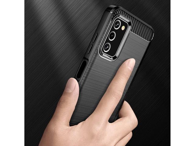 Osophter for Galaxy A03S Case,Samsung A03S Case with 2pcs Screen Protector Shock-Absorption Flexible TPU Rubber Protective Cell Phone Cover for...
