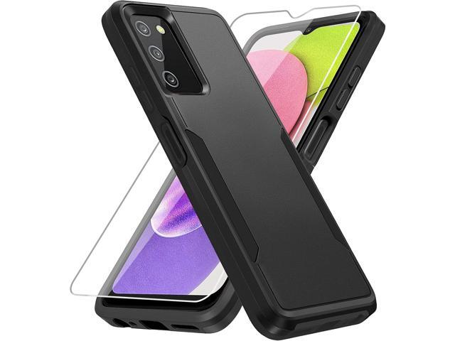 for Samsung Galaxy A03S Case,with Screen Protector [Military Grade Drop Tested] Heavy-Duty Tough Rugged Shockproof Protective Case for Samsung...