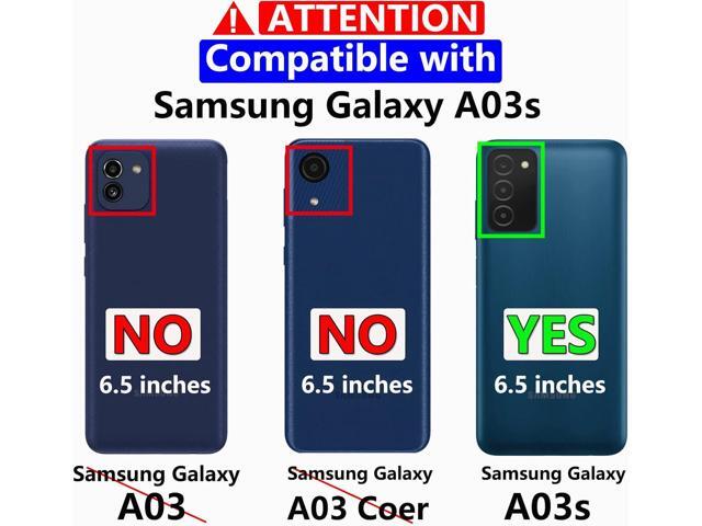 for Samsung Galaxy A03S Case, Galaxy A03S Case with Screen Protector [Military Grade Drop Tested] Heavy-Duty Tough Rugged Shockproof Protective...