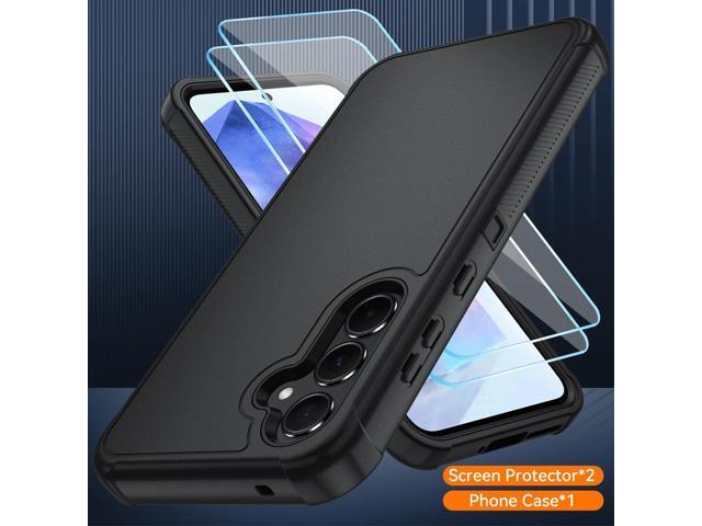 for Samsung Galaxy A35 5G Case, Galaxy A35 5G Case with HD Screen Protector [3 Layer] Military-Grade Heavy-Duty Shockproof Protective for Galaxy...