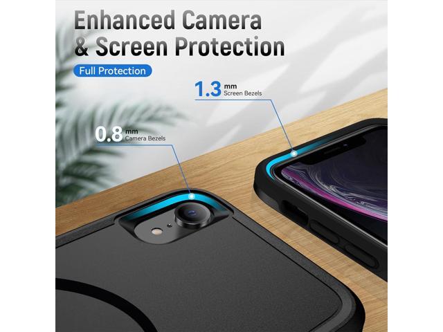 Strong Magnetic for iPhone XR Case,[Compatible with Magsafe] [20FT Military Grade Drop Tested] Heavy Duty Dual-Layer Shockproof Tough Rugged...
