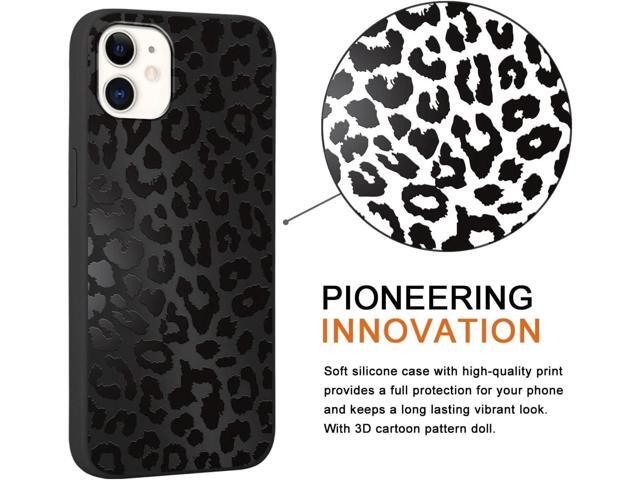 2 Pack Cute Cheetah Print for Apple iPhone 11 6.1 Inch Phone Case,Luxury Leopard Pattern Design Cases Soft Silicone Slim TPU Shockproof Protective...