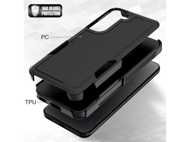 for Samsung Galaxy S22 Case: Dual Layer Protective Heavy Duty Cell Phone Cover Shockproof Rugged with Screen Protector - Military Protection Bumper...