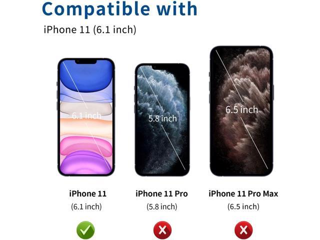 for iPhone 11 Case Wallet Clear Protective Phone Case with Credit Card Holder Heavy Duty Protection Shockproof Anti-Scratch Anti-Yellow Cover for...