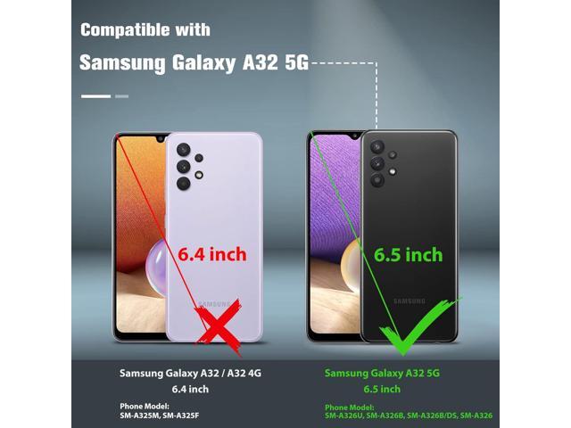 JXVM for Samsung Galaxy A32 5G Case: Dual Layer Protective Heavy Duty Cell Phone Cover Shockproof Rugged with Non Slip Textured Back - Military...
