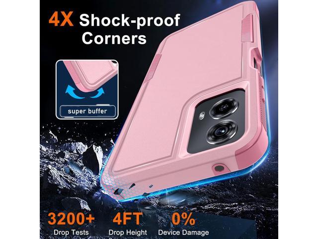 for Motorola Moto G Power 5G 2024 Case, Full Body Heavy Duty Rugged Shockproof Protective Phone Cover with Lanyard Strap, Tempered Glass Screen...