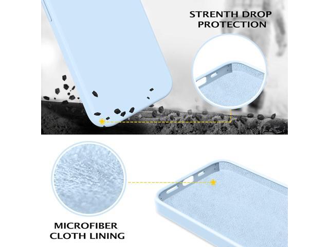 Telaso iPhone 14 Case, Liquid Silicone Soft Gel Rubber iPhone 14 Phone Case Slim Thin Phone Case with Microfiber Lining Shockproof Protective Phone...
