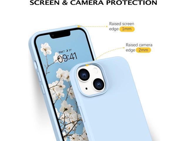 Telaso iPhone 14 Case, Liquid Silicone Soft Gel Rubber iPhone 14 Phone Case Slim Thin Phone Case with Microfiber Lining Shockproof Protective Phone...