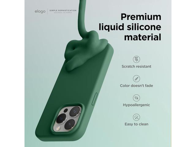 Compatible with iPhone 15 Pro Case, Liquid Silicone Case, Full Body Protective Cover, Shockproof, Slim Phone Case, Anti-Scratch Soft Microfiber...