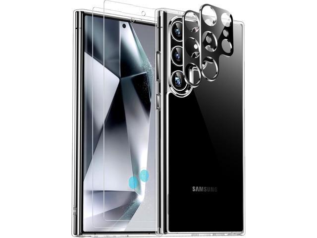 Red2Fire for Samsung Galaxy S24 Ultra Case, [2Pcs Screen Protector]+[2Pcs Lens Protector][Crystal Clear][No-Yellowing][Anti-Scratch][Mil-Grade...