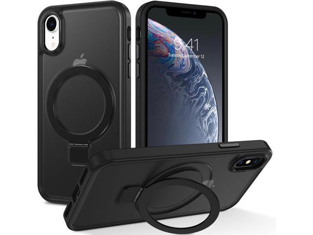 DUEDUE for iPhone XR Case Magnetic with Ring Stand[Compatible with Magsafe], Full Body Protective Cover Slim Shockproof Kickstand Phone Case for...