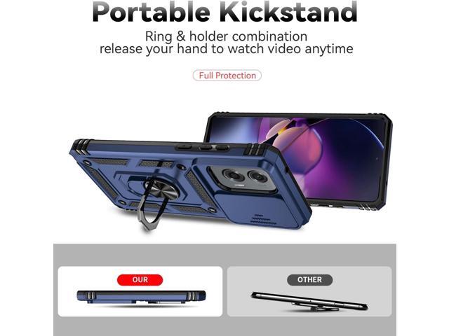 SunStory for Motorola Moto G Stylus 5G 2024 Case with HD Screen Protector & Slide Camera Cover & Kickstand, [Military-Grade] Phone Case for Moto G...