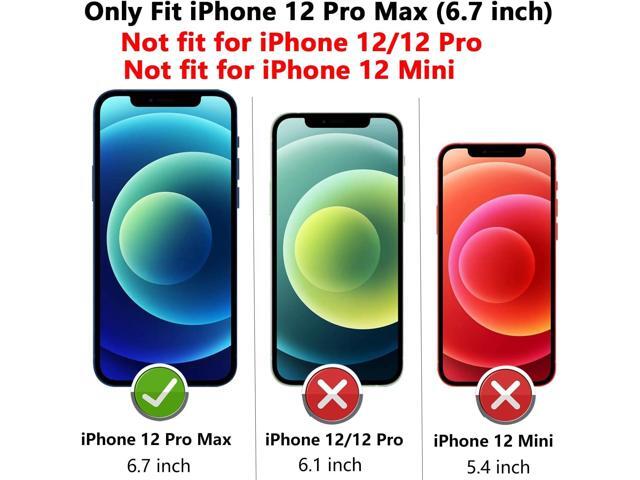 for iPhone 12 Pro Max Case,with Camera Lens Cover HD Screen Protector,[Military Grade] Ring Car Mount Kickstand Hybrid Hard PC Soft TPU Shockproof...