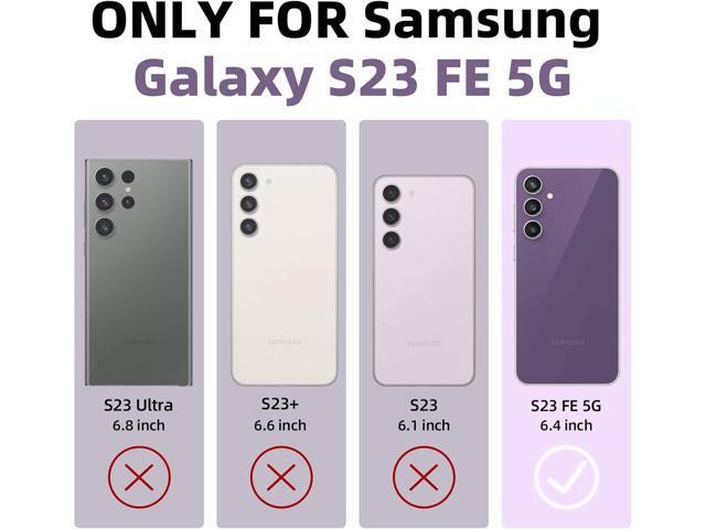 for Samsung Galaxy S23-FE Case, Samsung Galaxy S23 FE Phone Case for Women Glitter Crystal Soft Stylish Clear Tpu Luxury Bling Cute Protective...