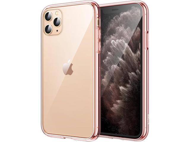 JETech Case for iPhone 11 Pro 5.8-Inch, Non-Yellowing Shockproof Phone Bumper Cover, Anti-Scratch Clear Back (Rose Gold)
