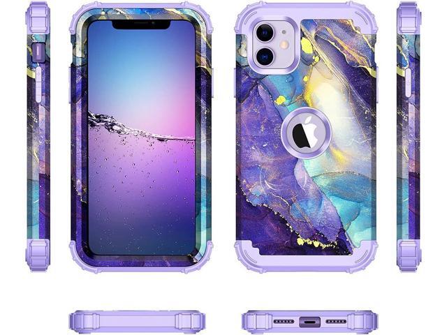 Rancase for iPhone 11 Case,Three Layer Heavy Duty Shockproof Protection Hard Plastic Bumper +Soft Silicone Rubber Protective Case for Apple iPhone...