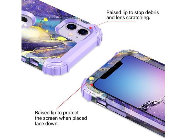 Rancase for iPhone 11 Case,Three Layer Heavy Duty Shockproof Protection Hard Plastic Bumper +Soft Silicone Rubber Protective Case for Apple iPhone...