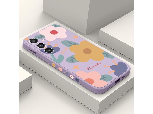 for Samsung S23 FE, S23 FE 5G Phone Cover Internal flocking Soft Silicone Protective Durable Case for Samsung Galaxy S23 FE 6.4 inch-Color Block... for Samsung S23 FE, S23 FE 5G Phone Cover Internal flocking Soft Silicone Protective Durable Case for Samsung Galaxy S23 FE 6.4 inch-Color Block...