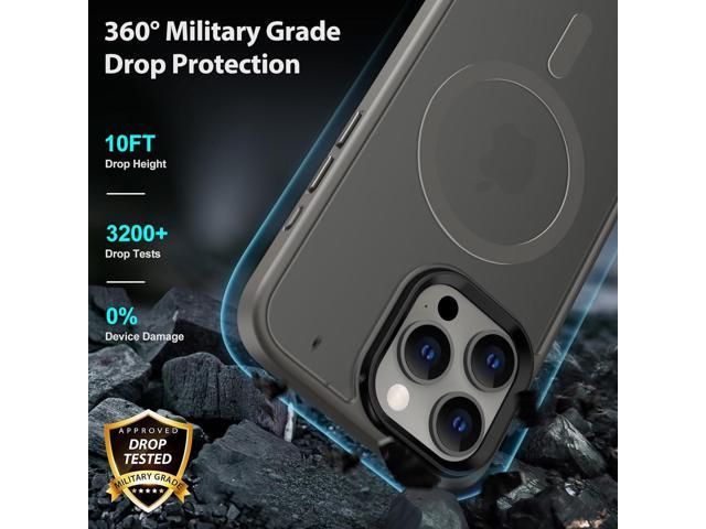 Magnetic for iPhone 15 Pro Max Case,Compatible with MagSafe[Military-Grade Drop Protection] Shockproof Matte Case for iPhone 15 Pro Max 6.7'...