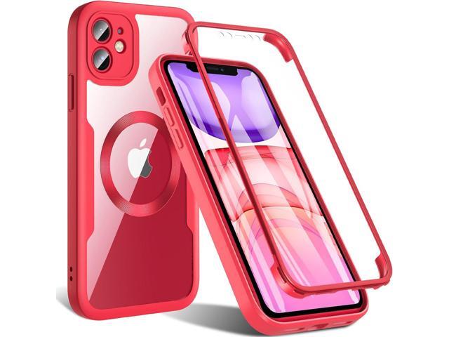 BESINPO Magnetic Case for iPhone 11 Case with Built-in Screen Protector, [Compatible with MagSafe] 360 Full-Body Shockproof Protective Phone Cover...