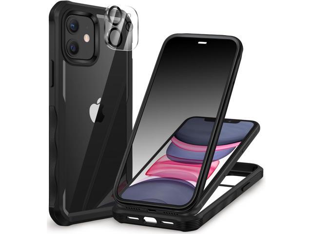 CENHUFO for iPhone 11 Case, Privacy Phone Cover with Built-in Anti Peep Tempered Glass Privacy Screen Protector and Camera Lens Protective, Full...