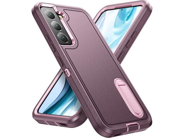 for Samsung Galaxy S22 Plus Case with Kickstand Case 3-Layer Military Grade Protective Case Cover Silicone Rugged Shockproof for Galaxy S22+ Plus...
