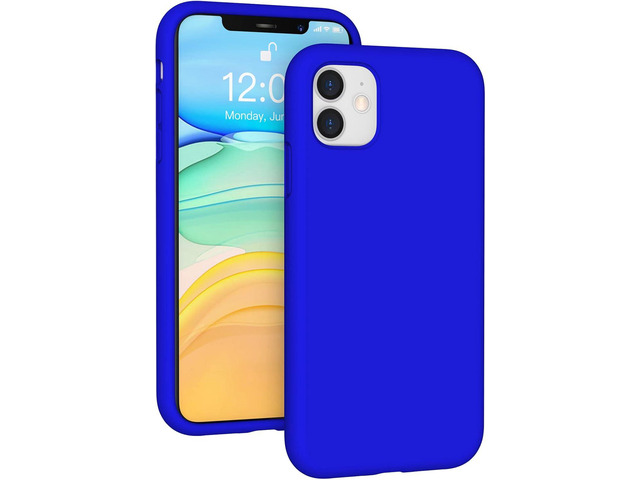 K TOMOTO Liquid Silicone Case Compatible with iPhone 11 (6.1'), Full Body Protection Gel Rubber Cover with Soft Microfiber Lining, Scratch...