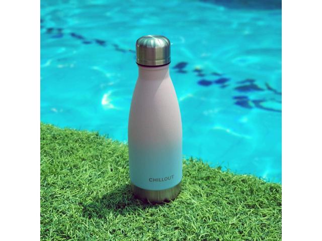 CHILLOUT LIFE Stainless Steel 2 Pack Water Bottle for Kids School: 12 oz Double Wall Insulated Cola Bottle Shape for Cold and Warm Drinks, 2 Set...