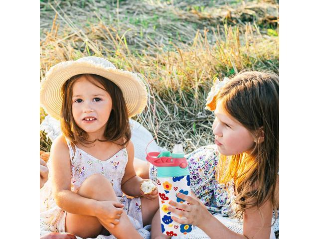 Joyclub 10 Pack Kids Sublimation Tumbler Water Bottle Blanks Insulated Tumbler Stainless Steel Children Sublimation Cups for DIY Craft Heat Press...